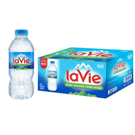 Nước khoáng LaVie chai nhỏ 350ml