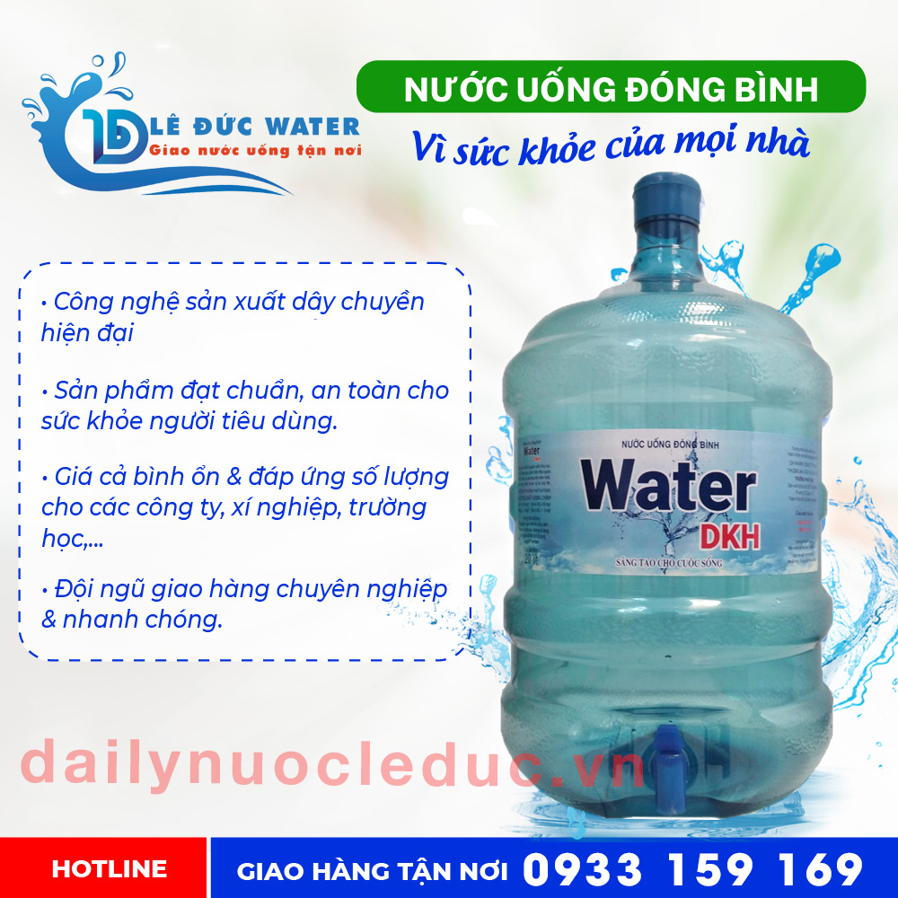 Nước bình giá rẻ Water DKH