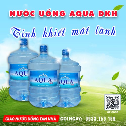 Nước uống tinh khiết AQUA DKH 20 lít