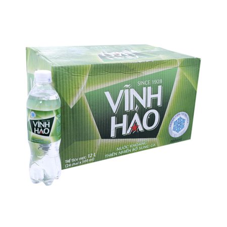 Nước khoáng Vĩnh Hảo có ga 500ml
