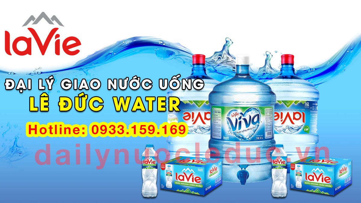 Đại lý nước khoáng LaVie quận Phú Nhuận - Lê Đức Water