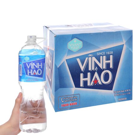 Nước suối Vĩnh Hảo chai lớn 1.5L