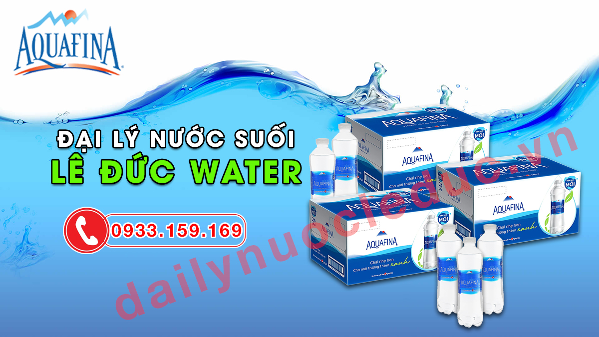 Đại lý nước suối Aquafina Lê Đức