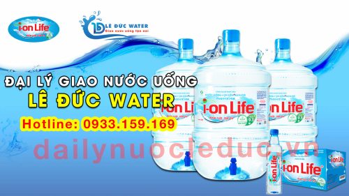 Đại lý giao nước uống Ion Life Lê Đức