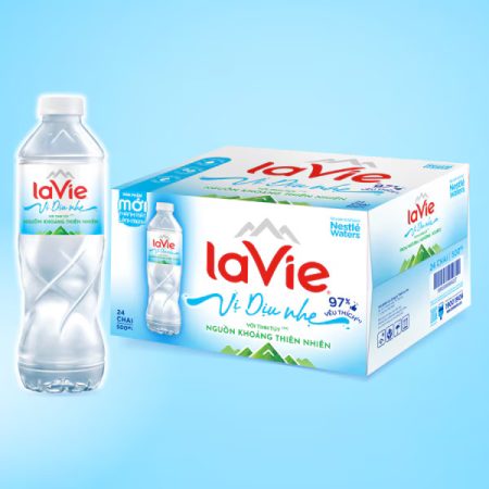 Nước suối LaVie 500ml Vị Dịu Nhẹ