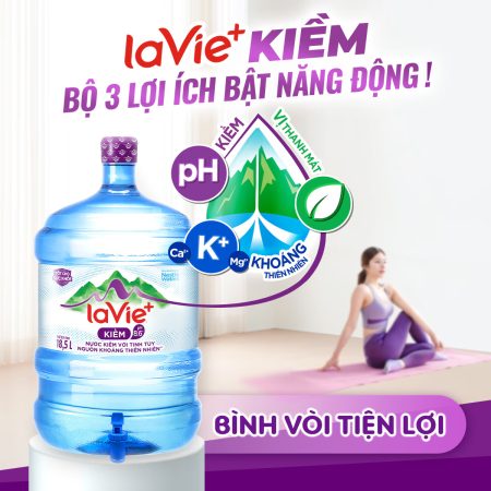 Bình nước Lavie+ Kiềm chính hãng