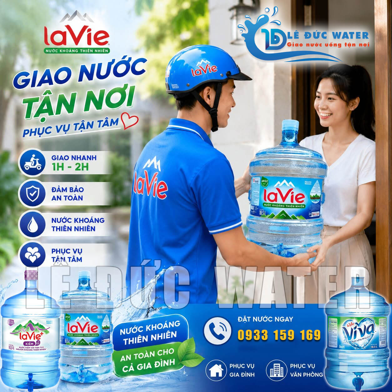 Đổi Nước Bình LaVie Tại Sài Gòn Gần Đây – Phục Vụ Gia Đình, Văn Phòng, Doanh Nghiệp