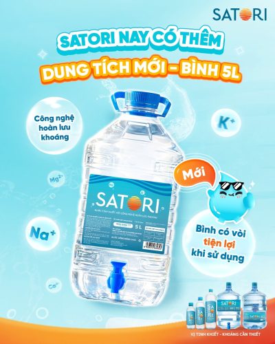 BÌNH NƯỚC SATORI 5L